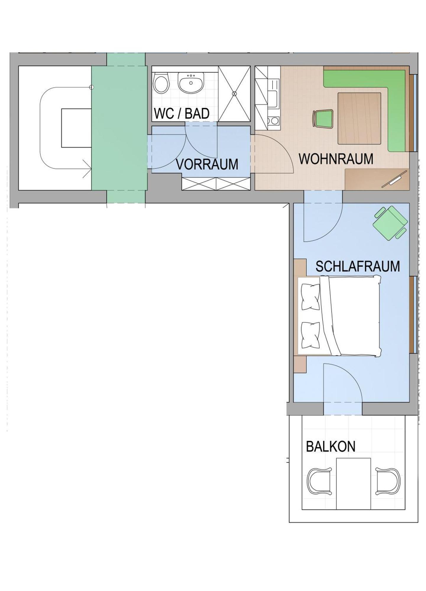Appartement Scheibling Saint Wolfgang Quarto foto